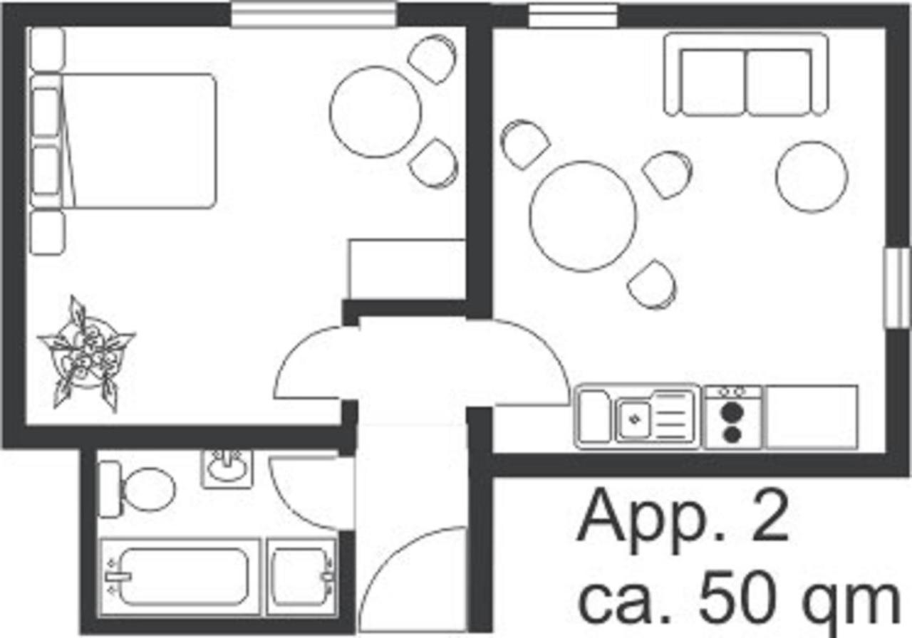 Landhaus Am Forst - Apartments バート・アレクサンダースバート エクステリア 写真
